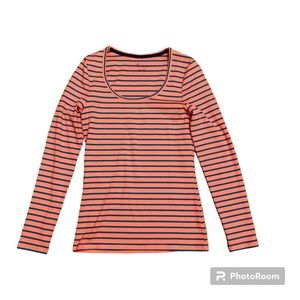 Description
Boden Round Neck Long Sleeve Striped Knit Top Women's US Size 2